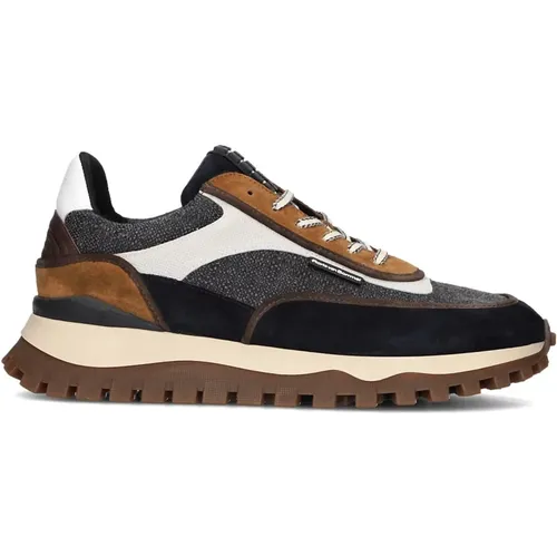 Herren Sneakers Grau Stylisches Modell - Floris van Bommel - Modalova