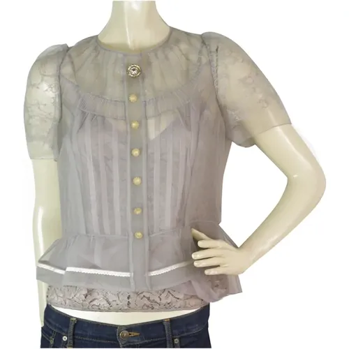 Lace Cami Top Cardigan Set , female, Sizes: M - Marc Jacobs Pre-owned - Modalova