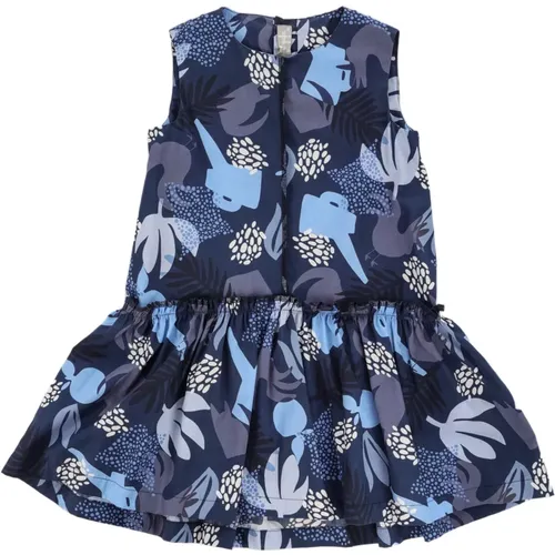Kinder Mädchen Kleid Blau Regular Fit - Il Gufo - Modalova