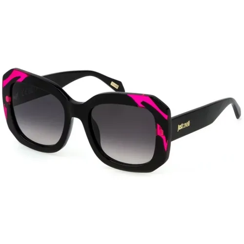 Schwarze Rosé Gradient Sonnenbrille , Damen, Größe: 54 MM - Just Cavalli - Modalova