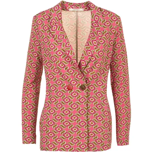 Pink Jackets for Women , female, Sizes: XS - Maliparmi - Modalova