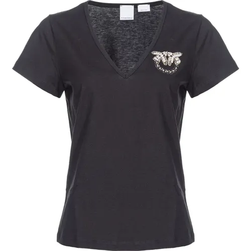 Turbato T-Shirt , female, Sizes: S - pinko - Modalova