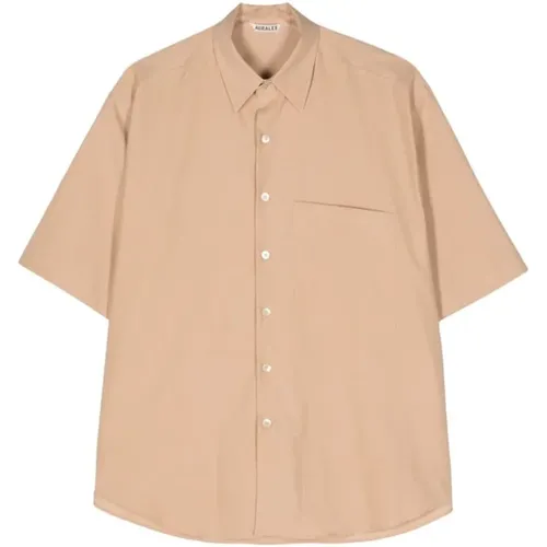 Short Sleeve Shirts , Herren, Größe: XL - Auralee - Modalova