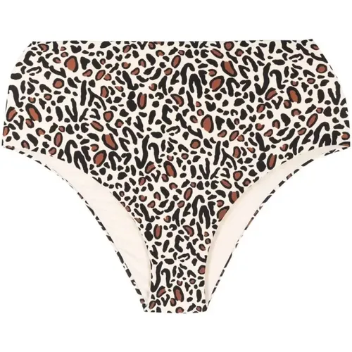 Leopard Print High-Rise Bikini Briefs - Nanushka - Modalova