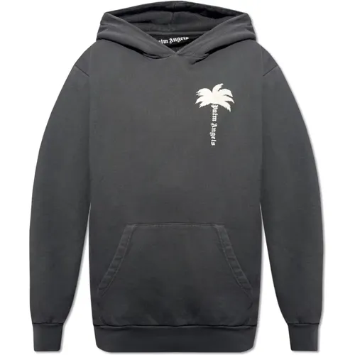 Bedruckter Kapuzenpullover , Herren, Größe: S - Palm Angels - Modalova