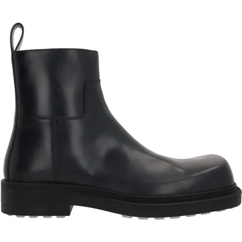 Leather Ankle Boots for Men , male, Sizes: 8 UK, 6 UK, 7 UK, 10 UK, 5 UK - Bottega Veneta - Modalova