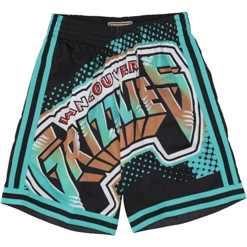 Grizzlies Basketball Shorts Black , male, Sizes: L - Mitchell & Ness - Modalova