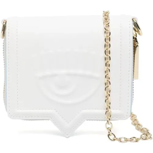 Eyelike Taschen - Weiße Geldbörsen , Damen, Größe: ONE Size - Chiara Ferragni Collection - Modalova