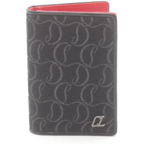 Pre-owned Canvas wallets , female, Sizes: ONE SIZE - Christian Louboutin Pre-owned - Modalova