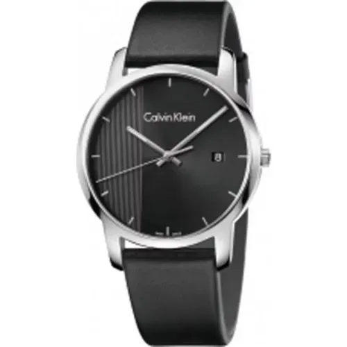 Elegant Quartz Women`s Watch with Dial and Leather Strap , female, Sizes: ONE SIZE - Calvin Klein - Modalova
