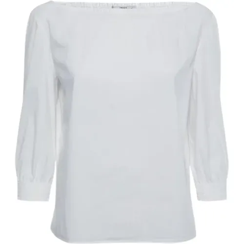 Pre-owned Cotton tops , female, Sizes: S - Prada Vintage - Modalova