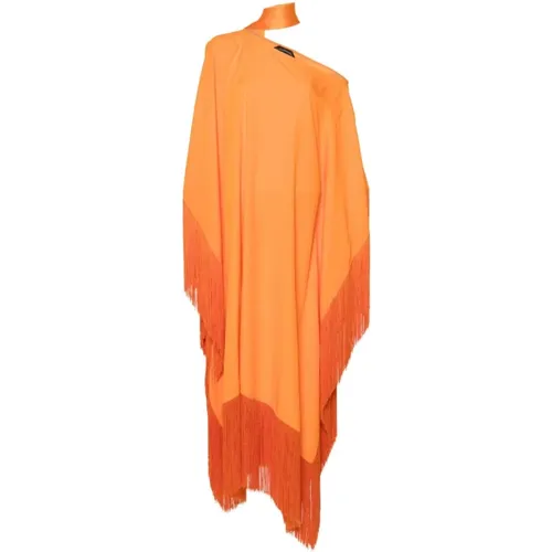 Kaftan Dress with Cold-Shoulder Design , female, Sizes: ONE SIZE - Taller Marmo - Modalova