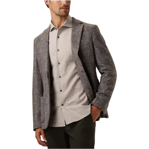 Brauner Blazer für Stilvolle Männer , Herren, Größe: XL - Gentiluomo - Modalova