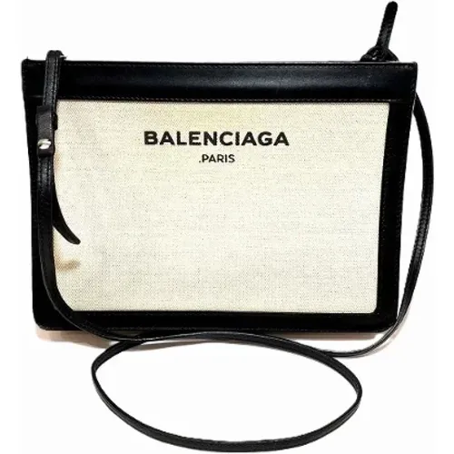 Pre-owned Canvas shoulder-bags , female, Sizes: ONE SIZE - Balenciaga Vintage - Modalova