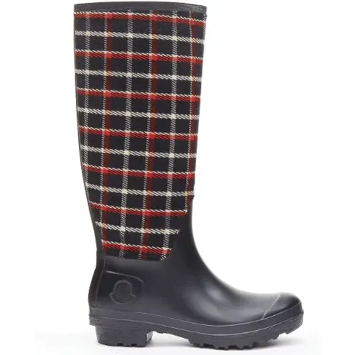 Pre-owned Rubber boots , female, Sizes: 6 1/2 UK - Moncler Pre-owned - Modalova