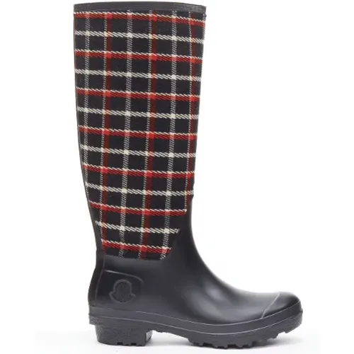 Pre-owned Rubber boots , female, Sizes: 6 UK - Moncler Pre-owned - Modalova