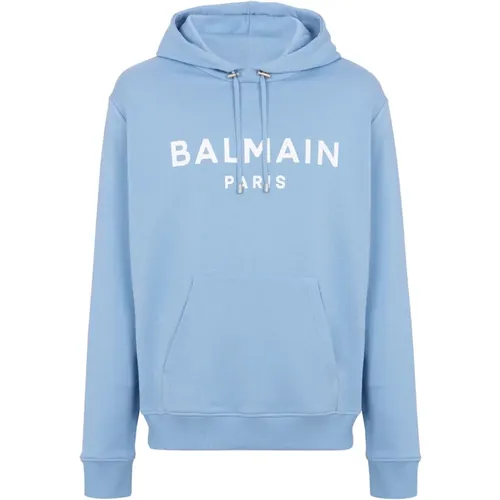 Paris Kapuzenpullover , Herren, Größe: L - Balmain - Modalova