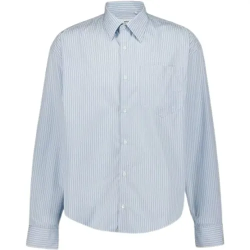 Striped Shirt , male, Sizes: M, L - Ami Paris - Modalova