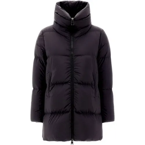 Schwarze Damen Steppjacke Herno - Herno - Modalova