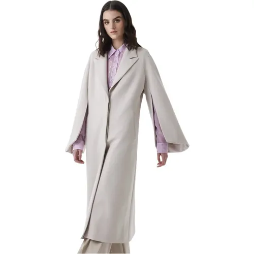 Langer Mantel mit weiten Ärmeln , Damen, Größe: XS - Silvian Heach - Modalova
