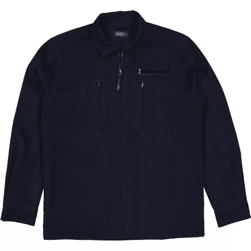 Butcher of , Blaue Overshirts , Herren, Größe: M - Butcher of Blue - Modalova