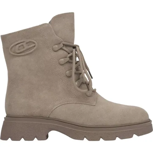 Women's Genuine Velour Ankle Boots Er00115868 , female, Sizes: 7 UK, 6 UK, 4 UK, 8 UK, 3 UK - Estro - Modalova