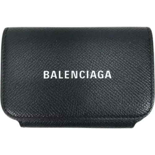 Pre-owned Leather wallets , female, Sizes: ONE SIZE - Balenciaga Vintage - Modalova