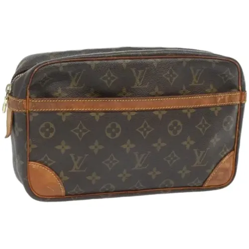 Pre-owned Canvas clutches , female, Sizes: ONE SIZE - Louis Vuitton Vintage - Modalova