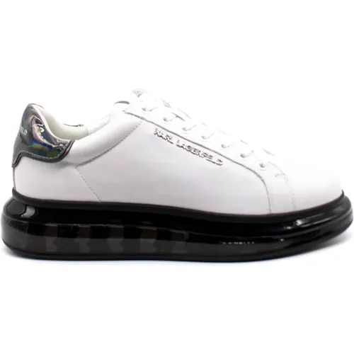 Men#39;s Leather Lo Lace Leather Sneaker , male, Sizes: 12 UK - Karl Lagerfeld - Modalova