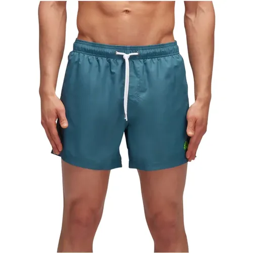 Logo Print Boxer Shorts , male, Sizes: 2XL, XL, L, M, S - Sundek - Modalova