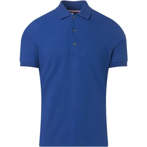 Blau Stretch Polo Shirt Elegant Leicht - Fusalp - Modalova