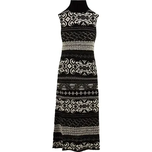 Schwarzes Kleid Modell Vskd07128 02 , Damen, Größe: M - Akep - Modalova