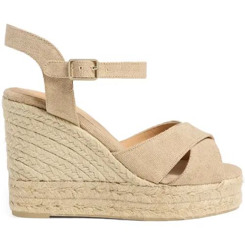 Blaudell/8Ed/002 11 cm Wedges , female, Sizes: 5 UK, 4 UK, 7 UK, 8 UK, 6 UK - Castañer - Modalova