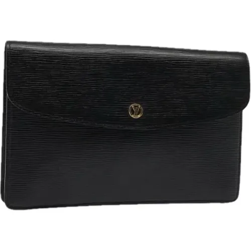 Pre-owned Leather clutches , female, Sizes: ONE SIZE - Louis Vuitton Vintage - Modalova