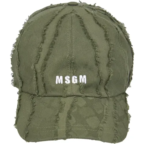Stilvolle Logo-Kappe für Männer - Msgm - Modalova