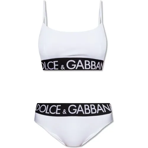 Two-piece swimsuit , female, Sizes: 2XS - Dolce & Gabbana - Modalova