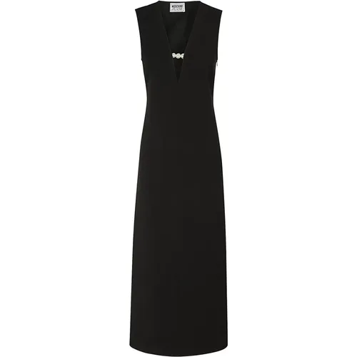 Elegantes Cady-Kleid , Damen, Größe: XS - Moschino - Modalova