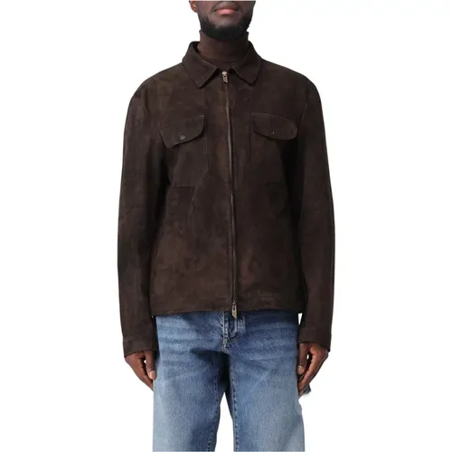 Leather Jacket , male, Sizes: XL - Salvatore Santoro - Modalova