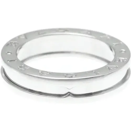 Pre-owned White Gold rings , female, Sizes: ONE SIZE - Bvlgari Vintage - Modalova