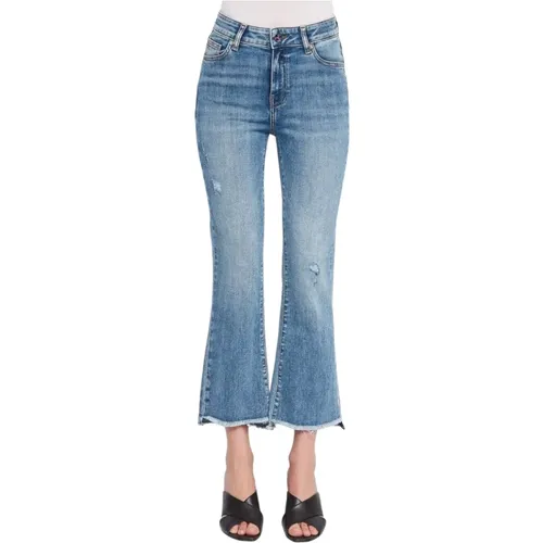 Stylish Cropped Jeans for Women , female, Sizes: W32, W27 - Gaudi - Modalova