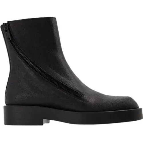 Leather boots , male, Sizes: 7 1/2 UK - Ann Demeulemeester - Modalova