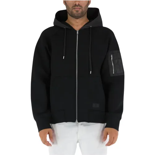 Hooded Jacket with Zipper and Pocket , male, Sizes: XL, M - PT Torino - Modalova