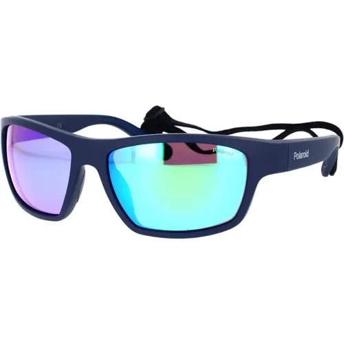 Sporty Sunglasses with Elastic Strap , unisex, Sizes: 60 MM - Polaroid - Modalova