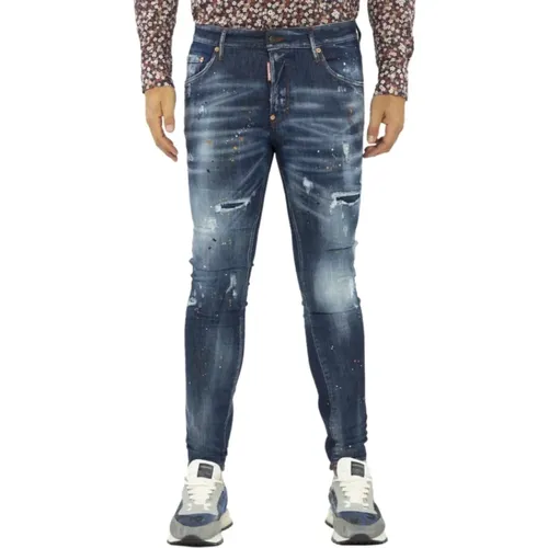 Super Twinkie Slim-fit Jeans , male, Sizes: L - Dsquared2 - Modalova