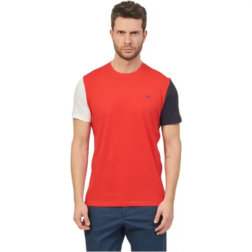 T-Shirts , male, Sizes: XL, 3XL - Harmont & Blaine - Modalova