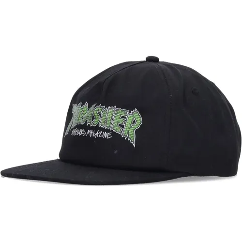 Flat Visor Brick Cap /White , male, Sizes: ONE SIZE - Thrasher - Modalova