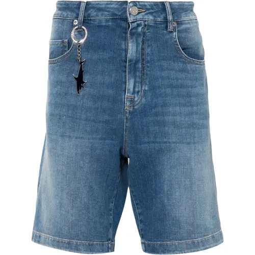 Casual Denim Bermuda Shorts - PAUL & SHARK - Modalova