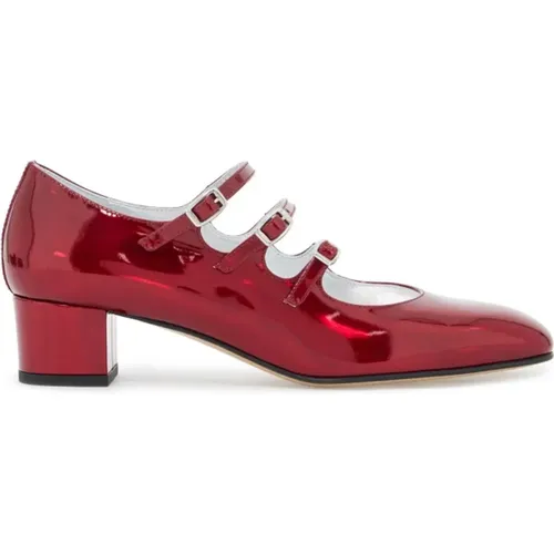 Metallic Mary Jane Kina Shoes , female, Sizes: 5 UK, 4 UK, 3 UK, 7 UK - Carel - Modalova