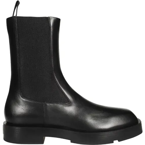 Chelsea Leather Boots for Men , male, Sizes: 8 UK, 8 1/2 UK - Givenchy - Modalova