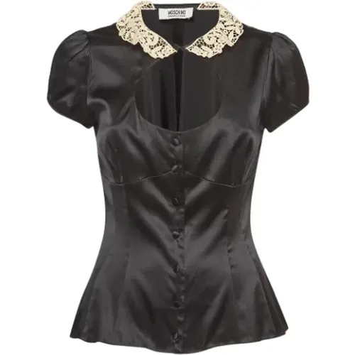 Pre-owned Satin tops , female, Sizes: M - Moschino Pre-Owned - Modalova
